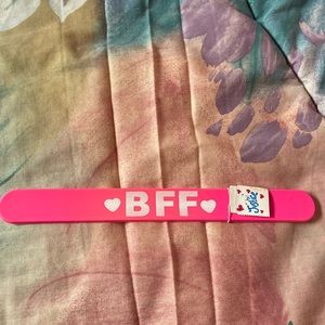 Pink “BFF” Slap Bracelet